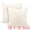 Beige, variant on Unique Bargains 2Pcs Wave Textured Throw Pillow Cover Jacquard Cushion Cases Blue 18"x18"