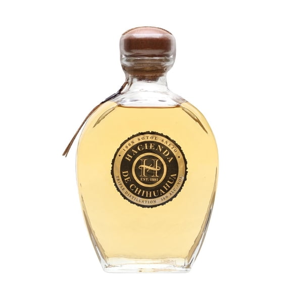 Caja de 12 Sotol Hacienda De Chihuahua Añejo 750 ml