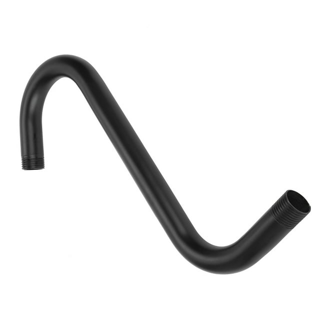 Brazo de Ducha en Forma de S, 8 Pulgadas, Acero inoxidable 201, Gran Alto, Extensión de Ducha Curvada en S, Conexión de Brazo, Accesorio de Baña, Extensión de Tomo de Dima