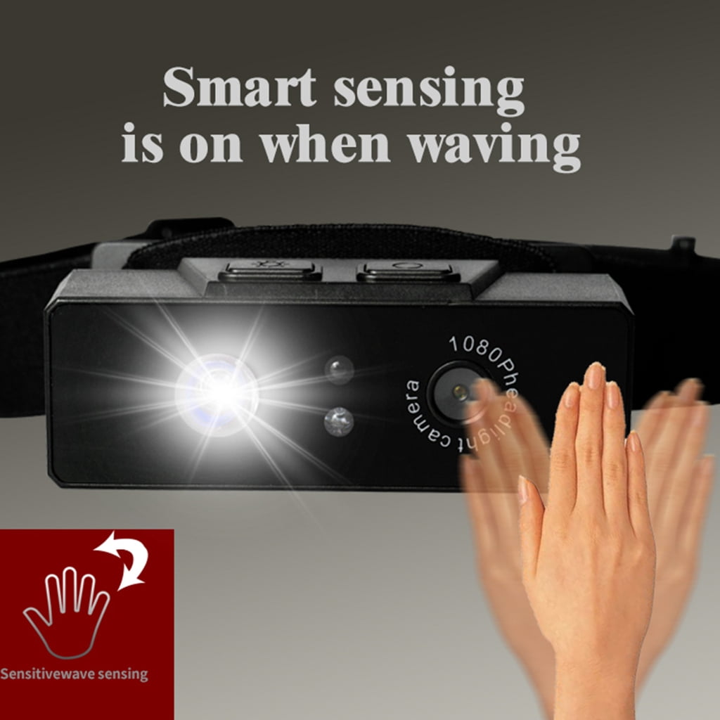 Rechargeable Headlamp Camera for Extended Use in Various Environment Recorder