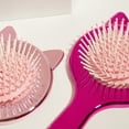 thumbnail image 4 of Paddle Brush for Detangling, Straightening Hair and Blowdrying, Rose Gold Hairbrush, 4 of 5