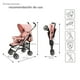 thumbnail image 5 of Carriola Reclinable, Plegable D’Bebé Aerostar - Rosa, 5 of 6