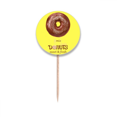 thumbnail image 1 of Chocolate  Dessert Sweet Food Toothpick Flags Round Labels Party Decoration, 1 of 3