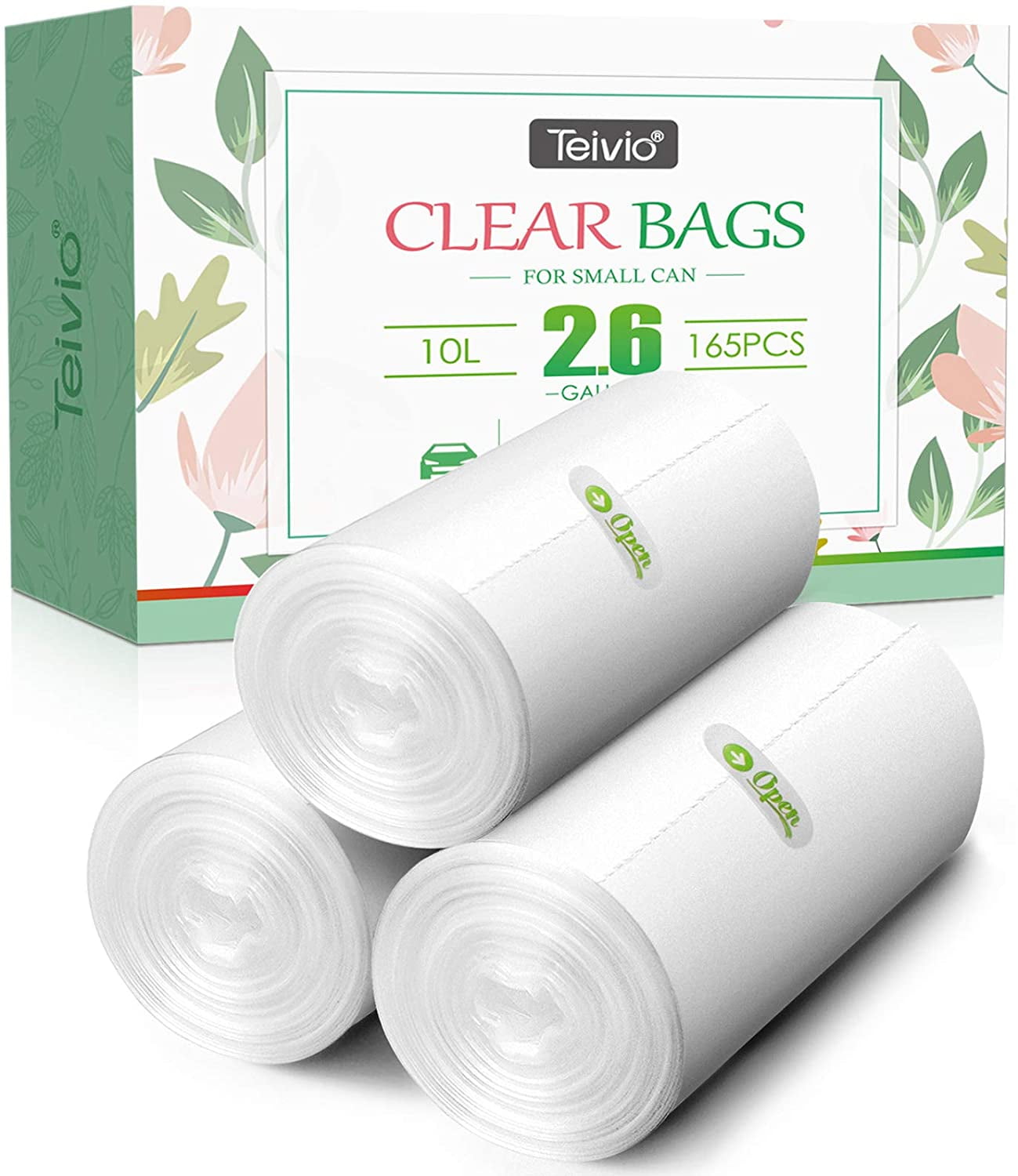 25 BAGS 50 L STRONG SWING BIN LINERS WITH TIE HANDLES Home & Garden