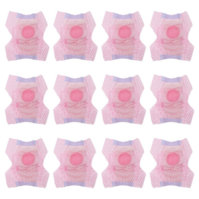 Shisuyan 12Pcs Professional Pet Dog Diapers Disposable Dog Diapers with Tail Hole
