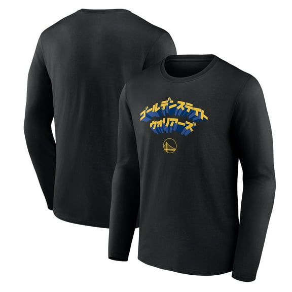 Men's Fanatics Golden State Warriors Japanese Heritage Long Sleeve T-Shirt