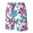 thumbnail image 4 of Balery Hawaiian Style Traje de Baño Estilo Hawaiano para Hombre, Shorts de Secado Rápido con Bolsillos-Medium, 4 of 6