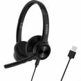 thumbnail image 2 of CODi CLARO Wired Stereo Dual Ear Headset with AI-Powered ENC Microphone, USB-C to USB-A Connection, 2 of 4