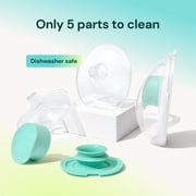 Willow Go Wearable Cord Free Double Electric Breast Pump, Clear