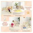 thumbnail image 5 of Triangular Climbing Toys for Toddlers 3-in-1, Pikler Triangle Set with Ramp & Ladder - Adjustable Height, Foldable, ASTM/CPSIA Certified - Indoor Outdoor Play, 5 of 9