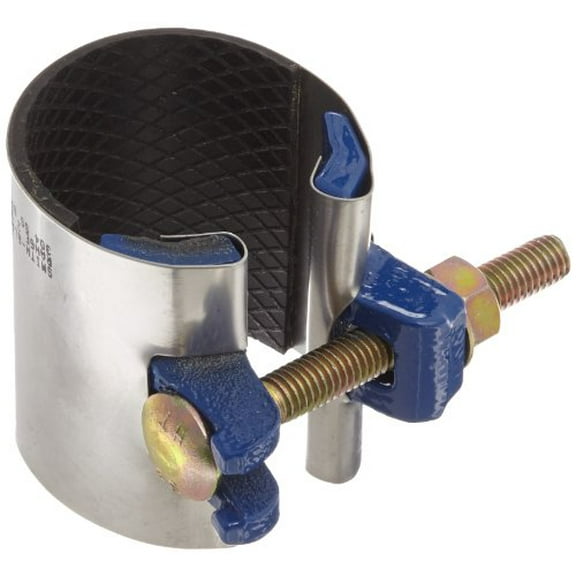 Smith-Blair Stainless Steel Repair Clamp, Redi-Clamp, Carbon Steel Bolt, 1 Bolt, 3" Length, 2" Pipe Size