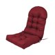 thumbnail image 4 of Cojín para silla con respaldo alto, cojín para mecedora, cojín para tumbona, cojín para patio Rojo, 4 of 9