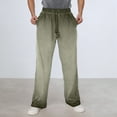 thumbnail image 3 of Men's Track Pants - Comfortable Breathable Sweatpants with Pockets and Elastic Waistband for Home & Lounge, 3 of 6