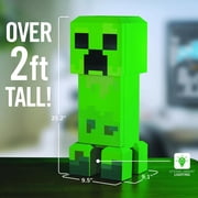 Minecraft Creeper Mini Fridge 2 Door, 8L, Green, 25.2 H 9.5 W 9.1 D