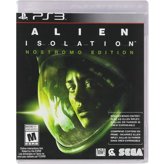 ALIEN INSOLATION NOSTROMO EDITION.-PS3 SEGA PS3
