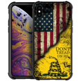 thumbnail image 1 of Daizag Compatible Con Iphone Xr Funda Protección Integral A Prueba De Golpes Anti-Arañazos Tpu Fundas Para Hombre Mujer-Dtom Diseño De Bandera Americana, 1 of 5