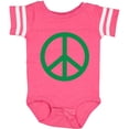 thumbnail image 3 of Inktastic Green Symbol Peace Sign Boys or Girls Baby Bodysuit, 3 of 5