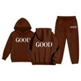 thumbnail image 2 of Kids Casual Tracksuit Set - Long Sleeve Printed Hoodie with Matching Pants, Warm and Soft Fall Winter Outfit for Girls 2-13, 2 of 7