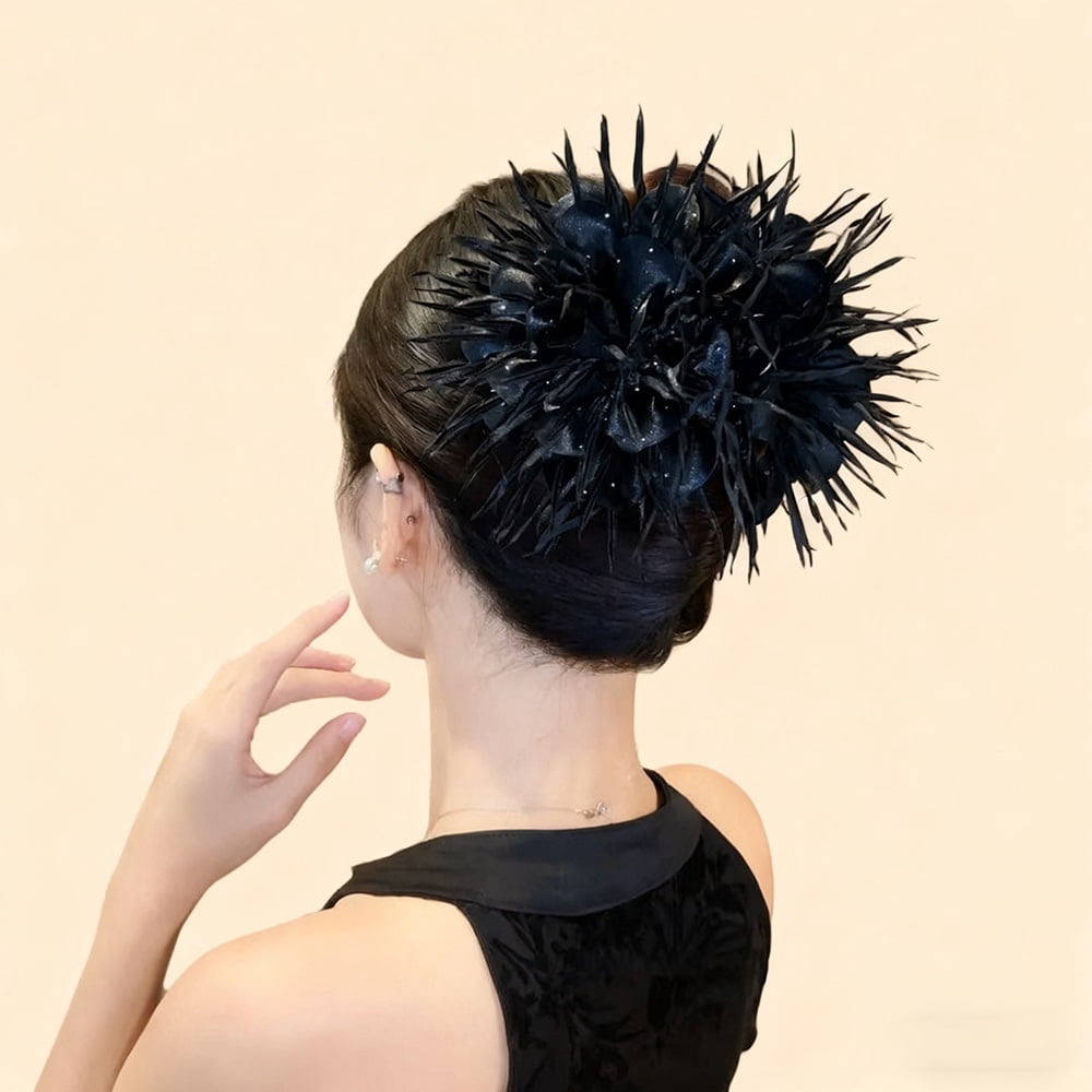 New large acrylic clip hydrangea shape hair style essential fashion hair accessory