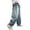 Blue, variant on CAIXIA Boys Baggy Jeans Straight Wide Leg Stretch Denim Pants Oversized Husky Kids Trousers Mid Rise Elastic Band Pants with Pocket Streetwear