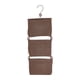 thumbnail image 2 of Juego de cestas colgantes de 3 piezas, organizador colgante de pared tejido con asas extraíbles Marrón, 2 of 9