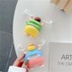 thumbnail image 5 of Compatible con funda para auriculares Airpods 1/2 (niño verde), dibujos animados creativos de levantamiento de pesas, protección de silicona para niños y niñas gorditos, linda funda anticaídas, 5 of 5
