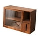 thumbnail image 3 of Gabinete de almacenamiento de escritorio con puerta, mueble para tazas, soporte para cosméticos, organizador de almacenamiento de tazas para sala de, 3 of 9