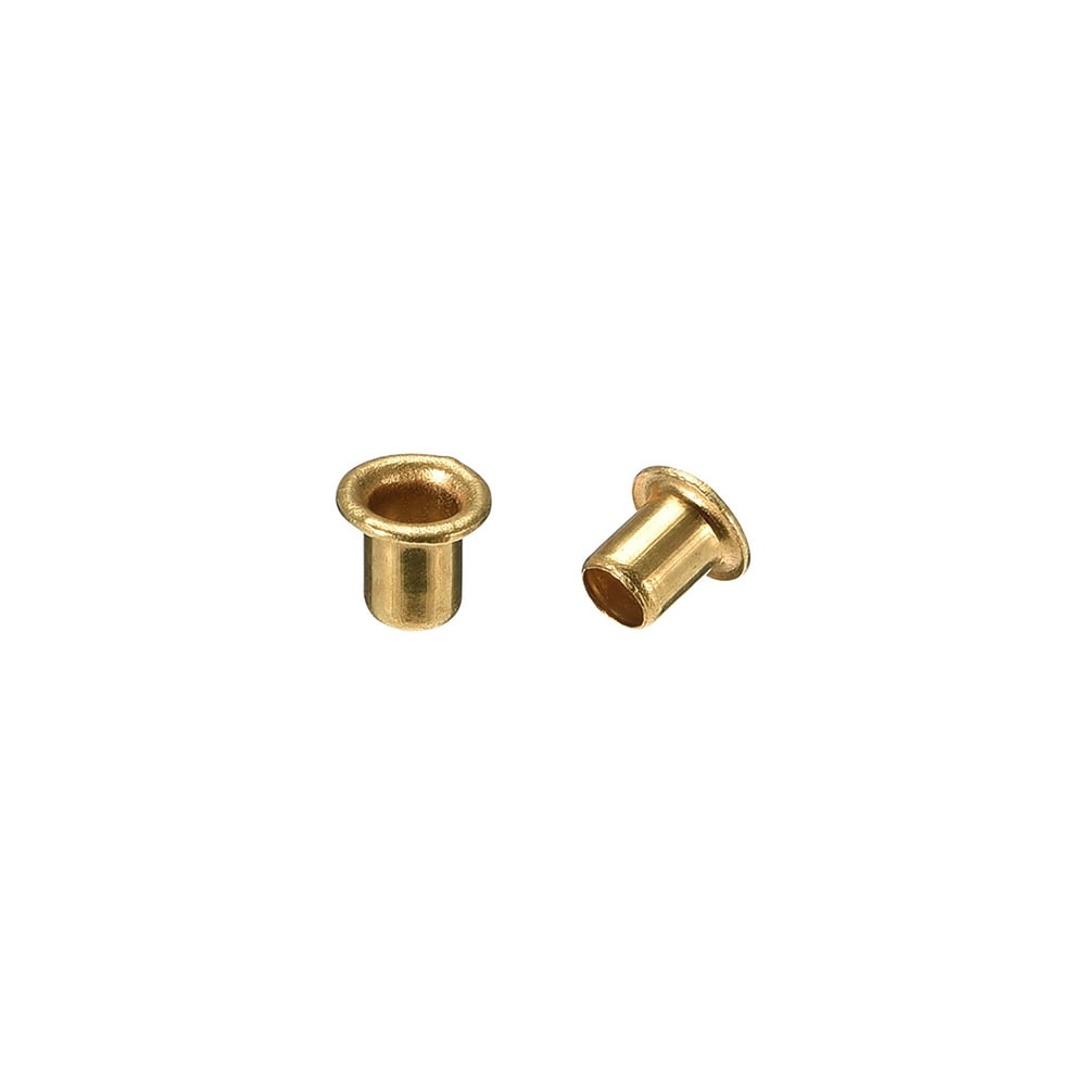 Hollow Rivet,4mm x 5mm Through Hole Copper Hollow Rivets Grommets