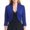 Blue, variant on Abomasnow Women's 3/4 Sleeve Cropped Cardigan Sweater Elegant Shrugs for Women