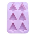 thumbnail image 2 of SDJMa 6 Christmas Tree Silicone Mold Cake Baking Mold Chocolate Candy Handmade Soap Ice Cube Biscuit Moulds No-Stick Christmas Baking Trays Pan, 2 of 7