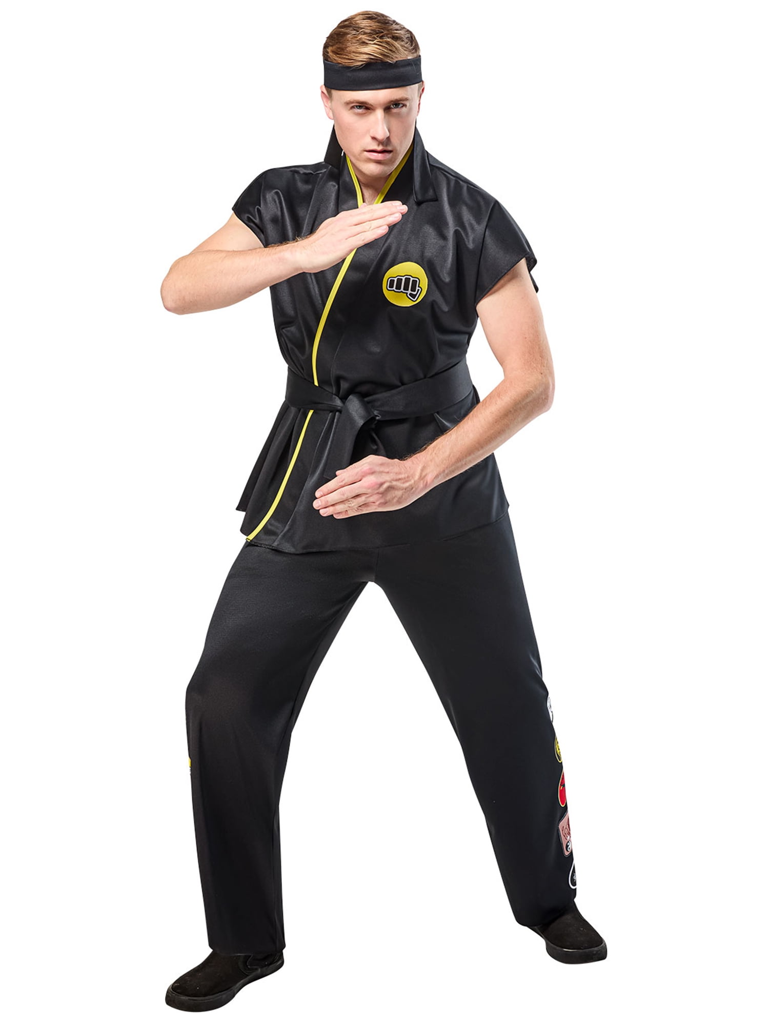 Karate Kid Classic Cobra Kai Johnny Lawrence Costume for Adults by Rubies, Men's