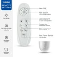 thumbnail image 5 of Wellspeed 52 in. Indoor Flush Mount Integrated LED Ceiling Fan with 3 Solid Wood Blades, 5 of 16