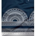 thumbnail image 2 of Soimoi Modal Satin Fabric Floral & Semi Mandala Panel Print Fabric by The Yard 42 Inch Wide, 2 of 3
