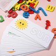 thumbnail image 2 of NUOBESTY 1 Set Spelling Words Game 26 English Alphabet Early Learning Cognitive Tool Word Spelling Exercises Supplies Educational Playthings for Kids, 2 of 4