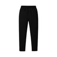 thumbnail image 4 of Men's Baggy Sweatpants Wide Leg Casual Pants Drawstring Elastic Waist Workout Athletic Jogger Sweat Pant Black 2XL, 4 of 6