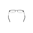 thumbnail image 5 of NEW KYUSU 1122 MENS/WOMENS DESIGNER HALF-RIM GUNMETAL / GRAY SPECTACULAR HALF-RIMLESS DESIGNER FRAME DEMO LENSES 52-18-140 EYEGLASSES/GLASSES, 5 of 9