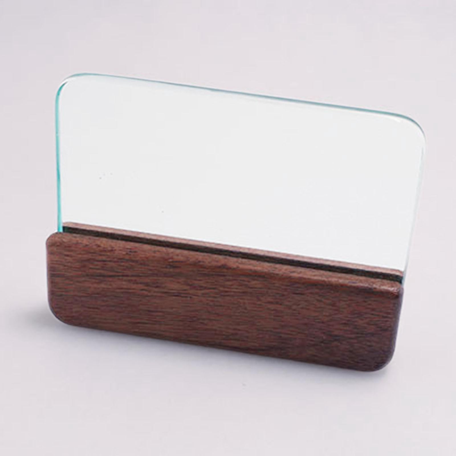 S SERENABLE Glass Slicker for Burnishing Leather Crafting Versatile Block Smoothing Tool