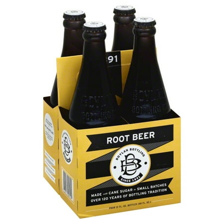 Boylan Bottling Boylan Root Beer, 4 ea (Best Tasting Bottled Beer)