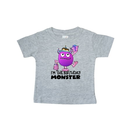 

Inktastic I m the Birthday Monster- Purple Gift Baby Boy or Baby Girl T-Shirt