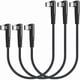 thumbnail image 1 of wonima44 USB C to USB C Cable 100W 1ft 3 Pack 90 Degree Type C Cable Nylon Braided Right Angle USBC Fast Charging Cable Compatible with MacBook Pro 2021, iPad Pro 2021, Samsung, Pixel, LG, 1 of 1