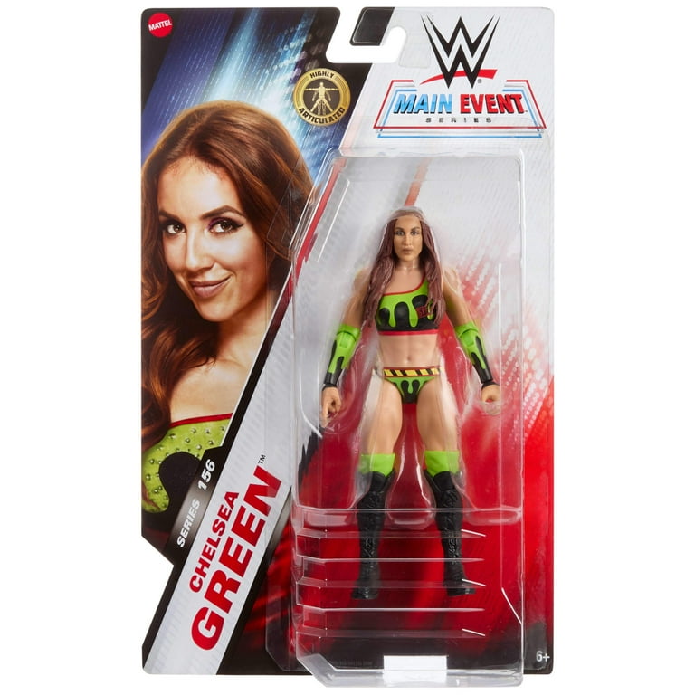 WWE Chelsea Green Action Figure, Main Event Series #156, 6-inch