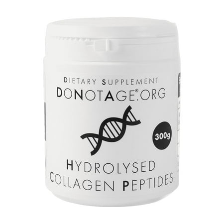 DoNotAge Hydrolysed Collagen Peptides 300g - 99.9% Pure Batch - Skin  Hair  Nail Support