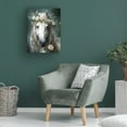 thumbnail image 3 of Canvas Wall Art - Momart 'White Horse Crowned By Flowers' Wall Art for Living Room, Bedroom, or Office Décor by Trademark Fine Art - 18 x 24 Inches, 3 of 4
