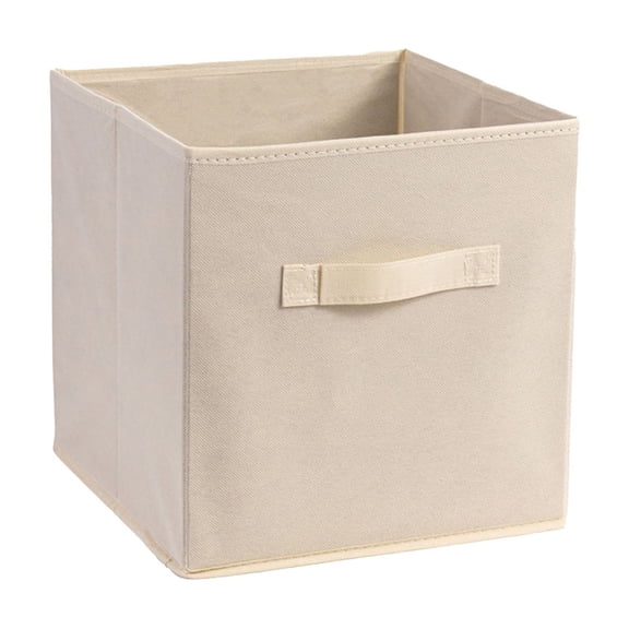 REZUOFI 1 Pcs Foldable Storage Bins for Closet Organization Toy Storage Desktop Organizer Home and Dorm Collapsible Fabric Bins with Handles for Shelves