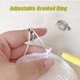 thumbnail image 1 of Anillo guía para tejer | Bucle de crochet ajustable para tejer y tejer a crochet más rápido | Herramienta de control de tensión para manualidades y proyectos de bricolaje, 1 of 7
