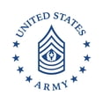 thumbnail image 1 of E-9 Sergeant Major of the Army US Army Rank Sticker Decal Die Cut - Self Adhesive Vinyl - Weatherproof - Made in USA - Many Color and Sizes - sma or-9 e9, 1 of 6