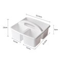 thumbnail image 3 of Desktop Compartment Caddy Holder Stackable Case for home Office Bedroom desk Crafts Sewing Dorm White, 3 of 9