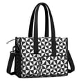 thumbnail image 2 of Utility Tote Bag for Women with 11 Pockets, Checkered Teacher Tote with Top Zipper Closure & Thick Bottom Support, Waterproof Beach Bag Work Laptop Bag for Teachers, Students, Artist, Nurse Purse, 2 of 5