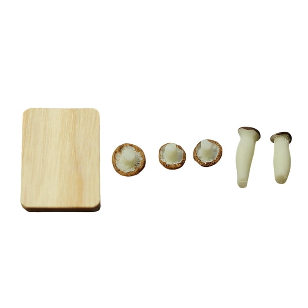 Tabla de cortar de en miniatura a escala 1/12, juguete de educación temprana para Estilo B perfke Tablero de corte de casa de muñecas