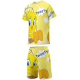 thumbnail image 3 of Looney Tunes Tweety Boys T-Shirt And Shorts Outfit Set Athletic Short Sleeve Tee Mesh Shorts Set for Kids, 3 of 8